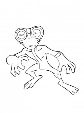 Раскраска Гуманоид