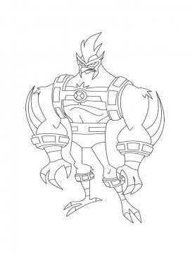 Раскраска Монстр-курица