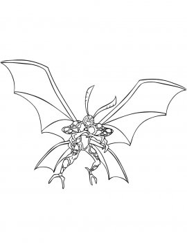 Раскраска Жук Бен 10