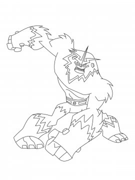 Раскраска Шок-сквоч