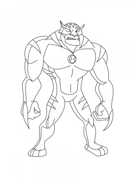 Раскраска Рэт Бен Тен