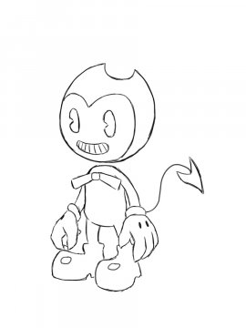 Раскраска Маленький Бенди