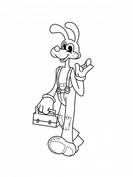 Раскраска Волк Борис