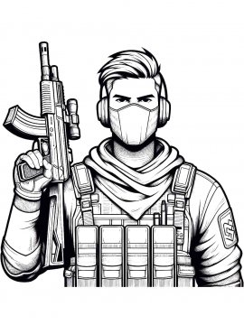 Раскраска КС ГО