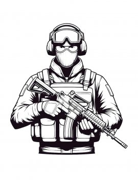 Раскраска КС ГО