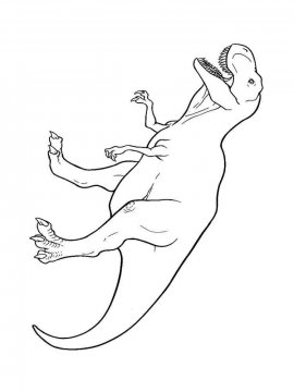 Раскраска Динозавры-42