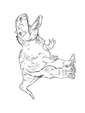 Раскраска Динозавр-43
