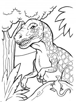 Раскраска Динозавры-36