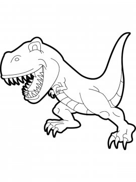 Раскраска Динозавры-53