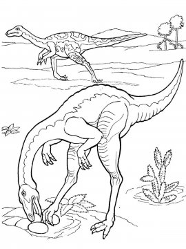 Раскраска Динозавры-58