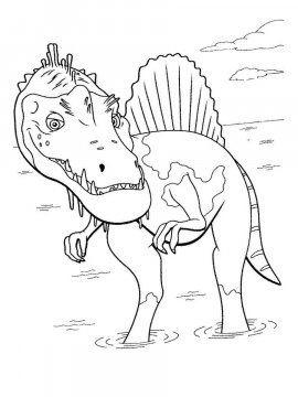 Раскраска Динозавры-60