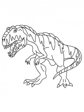 Раскраска Динозавры-61