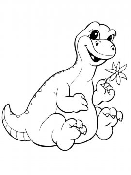Раскраска Динозавр-70