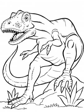 Раскраска Динозавры-71