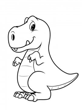 Раскраска Динозавры-48