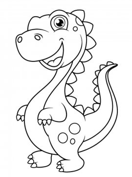 Раскраска Динозавр-51