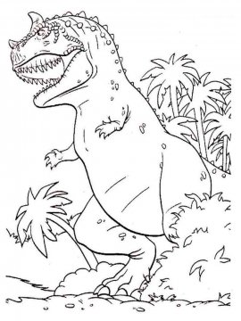 Раскраска Динозавры-11