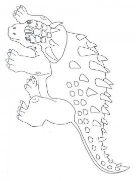 Раскраска Динозавры-12
