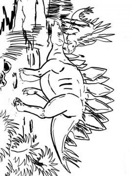 Раскраска Динозавр-16