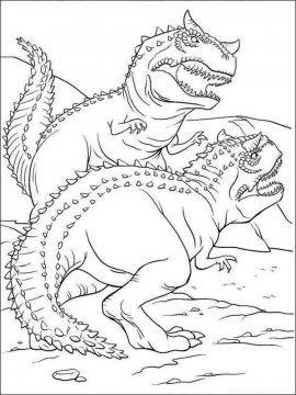 Раскраска Динозавр-17