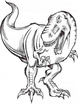 Раскраска Динозавры-24