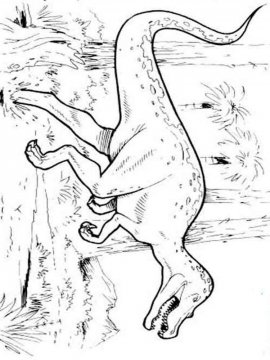 Раскраска Динозавры-2