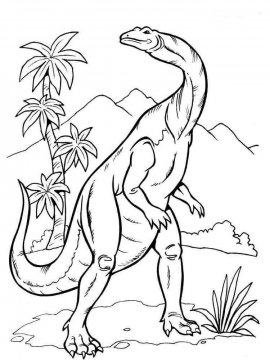 Раскраска Динозавры-8