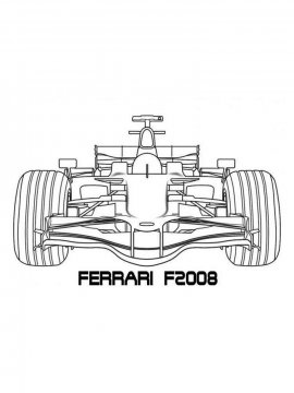 Раскраска Формула 1-13