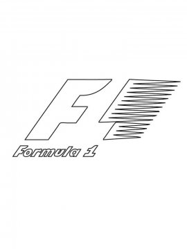 Раскраска Формула 1-14