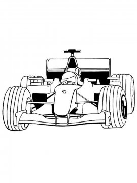 Раскраска Формула 1-27