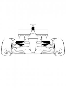 Раскраска Формула 1-29