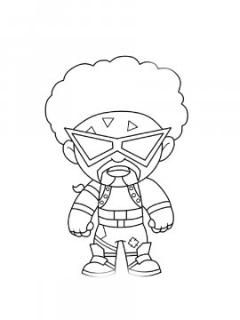 Раскраска маленький Танцспецназ