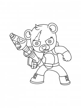 Раскраска маленький капитан команды по обнимашкам