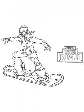 Раскраска Powder Фортнайт