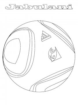 Раскраска Футбольный мяч-14
