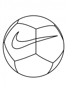 Раскраска Футбольный мяч-17