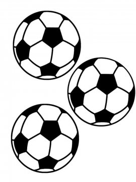 Раскраска Футбольный мяч-8