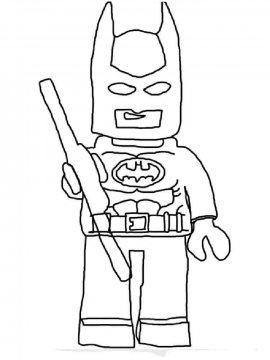 Раскраска Лего Бэтмен-10