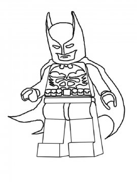 Раскраска Лего Бэтмен-14