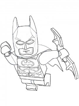Раскраска Лего Бэтмен-4