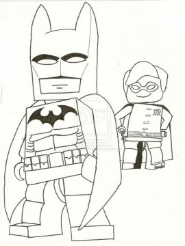 Раскраска Лего Бэтмен-9