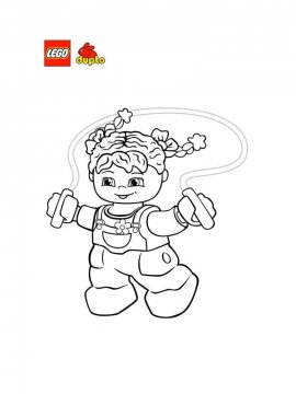 Раскраска Лего Дупло-31