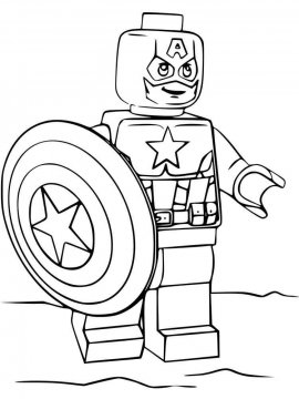 Раскраска Лего Мстители-8