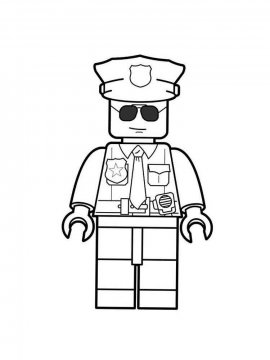 Раскраска Лего Полиция-6