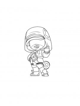 Раскраска Крутой Леон