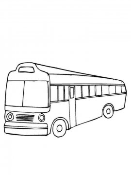 Раскраска Автобус-12