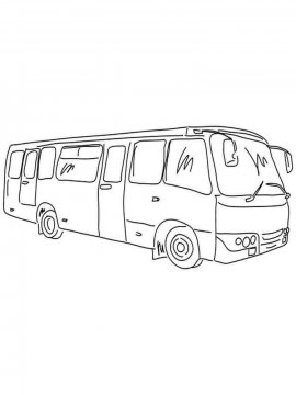Раскраска Автобус-20