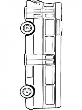 Раскраска Автобус-21