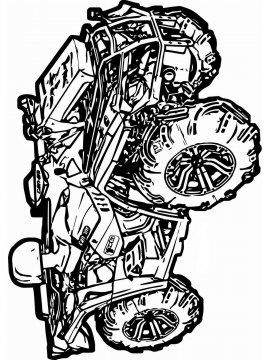 Раскраска Квадроцикл 13 - Бесплатно распечатать