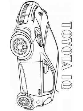 Раскраска Тойота-10